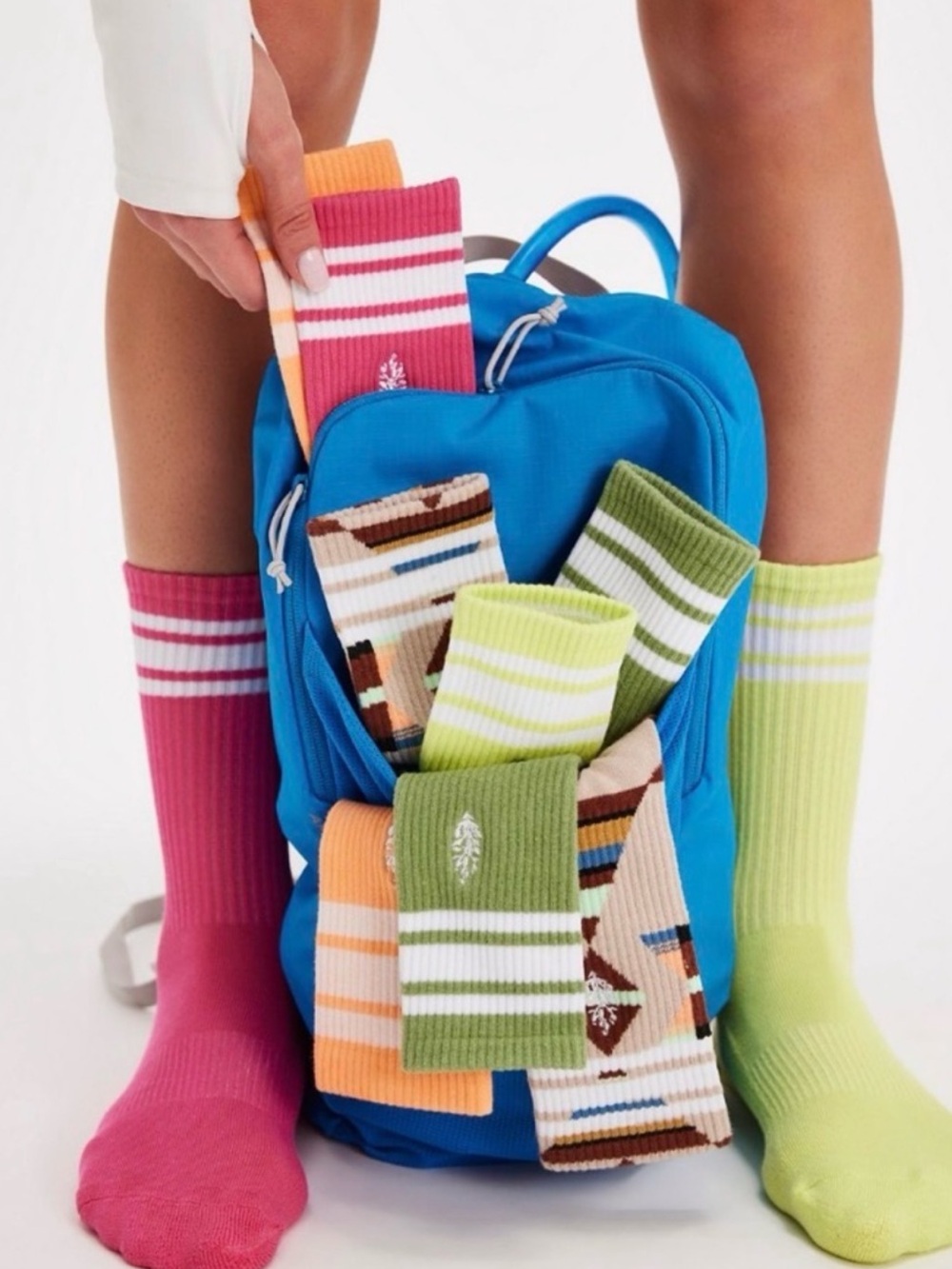 NWT FREE PEOPLE Fp Movement Winners Circle Ultimate Sock 5 Pair Pack O/S